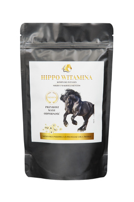 LAB-V Hippo Witamina - Mieszanka Paszowa Uzupełniająca Mineralna Dla Koni Na Ogólne Wzmocnienie 0,5kg